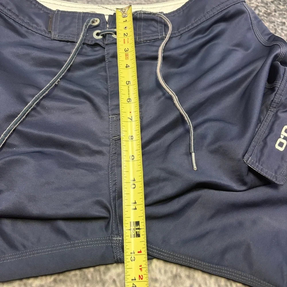Vintage Y2K O'Neill Board Shorts Mens 31 Navy Blue Cargo Surf Skater Swim Trunks